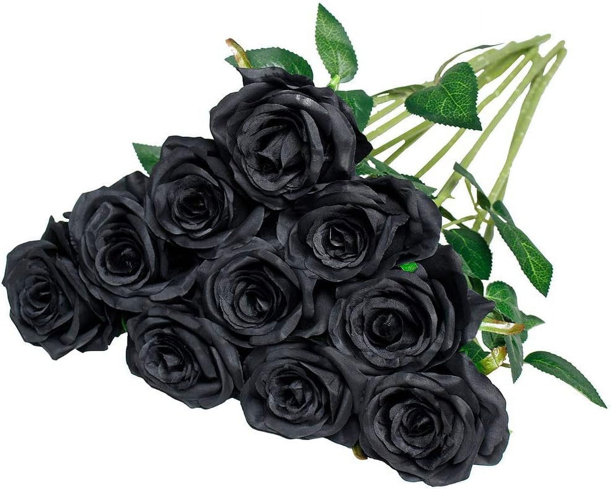 10pcs Artificial Silk Rose Flower Single Stem Lifelike Vintage Fake 10pcs Artificial Silk Rose Flower Single Stem Lifelike Vintage Fake