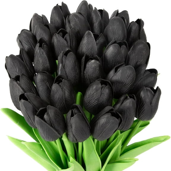 10pcs Artificial Tulip Flowers, Real Touch Fake Flowers Bulk for Mothers Day Home Office Centerpiece Indoor Outdoors Spring Easter Decorations
