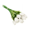 10pcs Artificial Tulips Flowers Long Bouquet Real Touchs Simulation