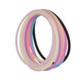 thumbnail image 1 of 10pcs Assorted Color Rubber Elastic Bracelet Hair Rope Ponytail Tie, 1 of 8