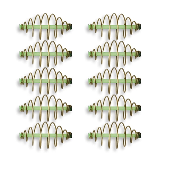 10pcs Baits Thrower Feeder Coil Inline Methods Feeder Fishing Spring Feeder Fishing Equipment Tool Fishing Tackle