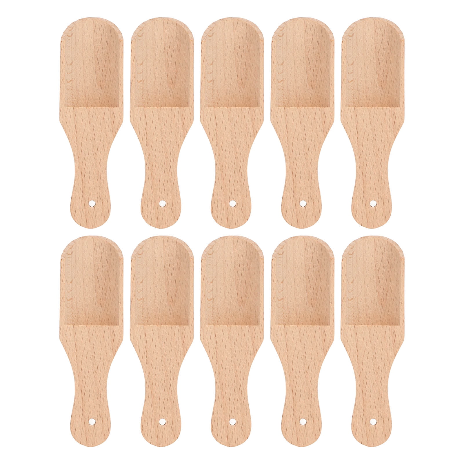 10pcs Bath Salt Scoop Multipurpose Eco Friendly Beech Wood Portable 10pcs-bath-salt-scoop-multipurpose-eco-friendly-beech-wood-portable