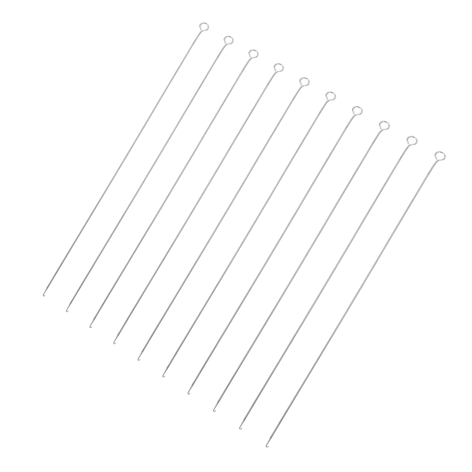 10pcs Beaded Needles DIY Beading Accessories Beaded Hooks Beading Supplies