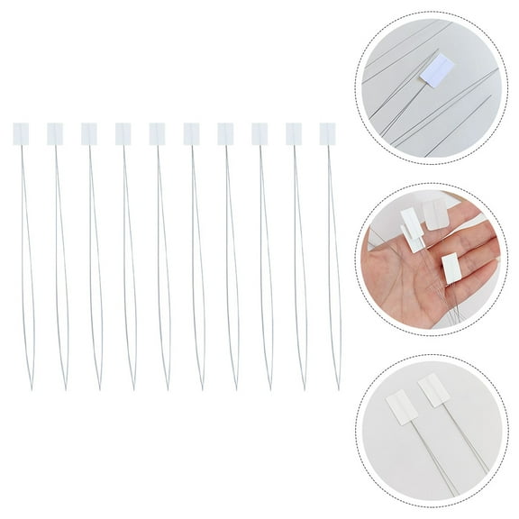 SEWCHICS 10pcs Steel Wire Embroidery Stitching Craft Tools for Sewing Needle Accessories Kit