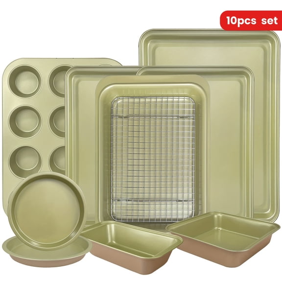 10pcs Bicolor Bakeware Set