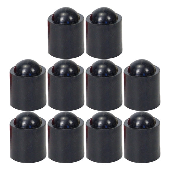 10pcs Billiard Bottom Support Bumpers Pool Cue Tail Protective Sleeve