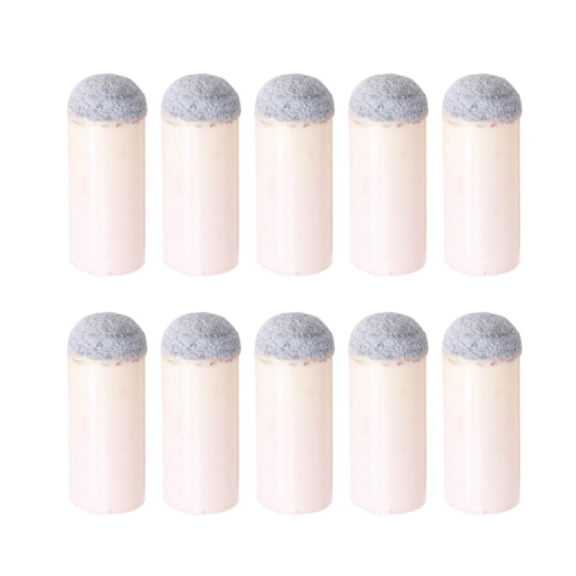 10pcs Billiards Cue Tips Replacements Universal Slip-On Pool Billiards Cue Tips No Glues or Tools Required 10/11/13mm