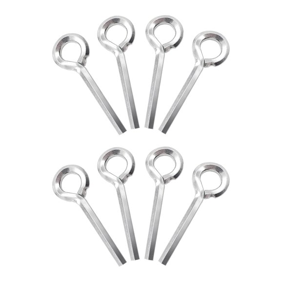 10pcs Black 5/32 inch Standard Hex Dogging Key with Full Loop, Metal Allen Wrench Door Key for Push Bar Panic Exit Device