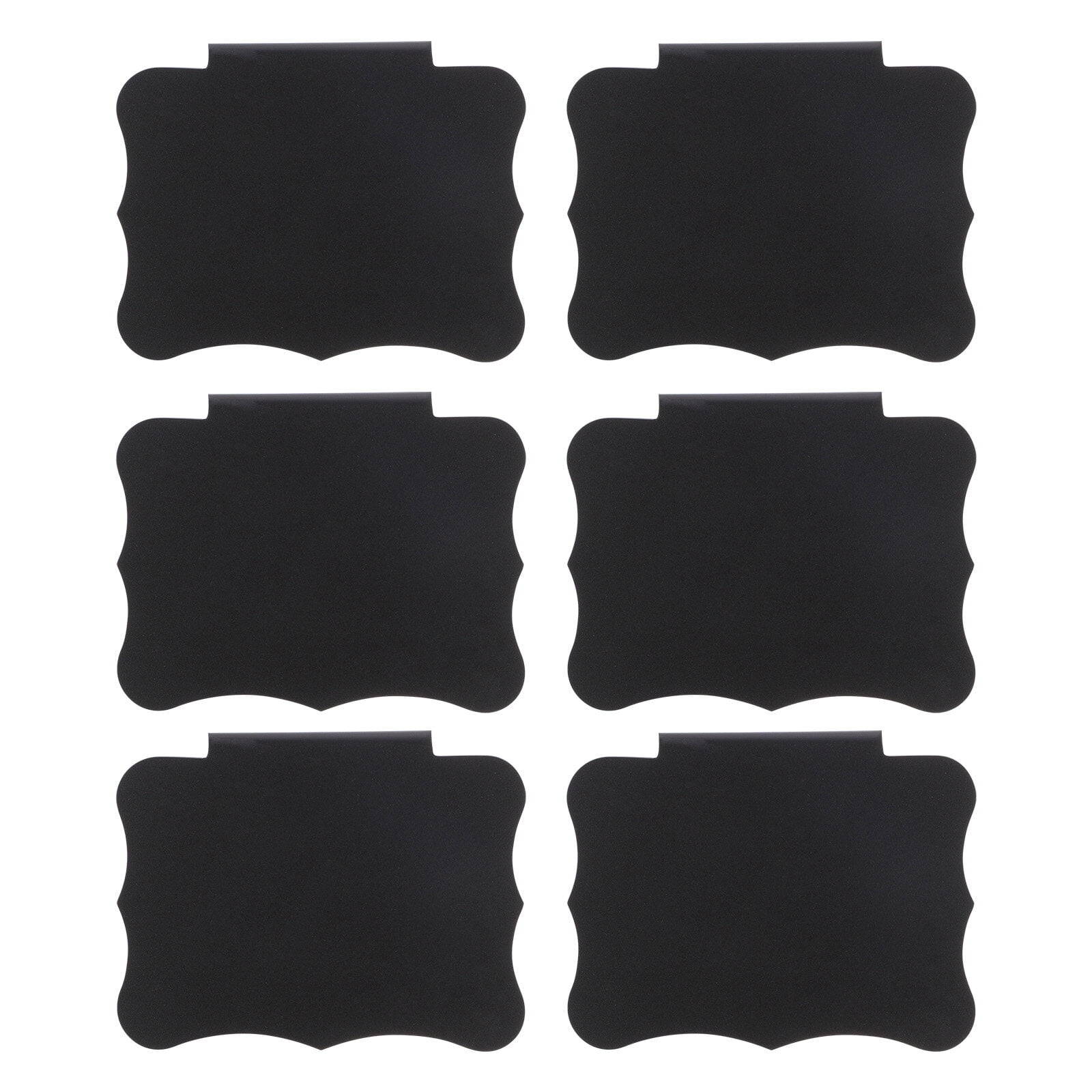 10pcs Black Clip on Tag Label Holders Basket Labels Clip Plastic