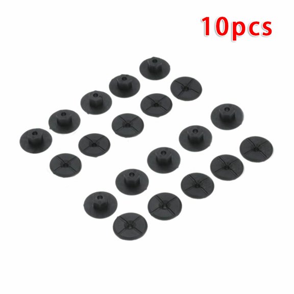 10pcs Black Plastic Unthreaded Nut Clip Fastener Mudguard Rivet for Mercedes