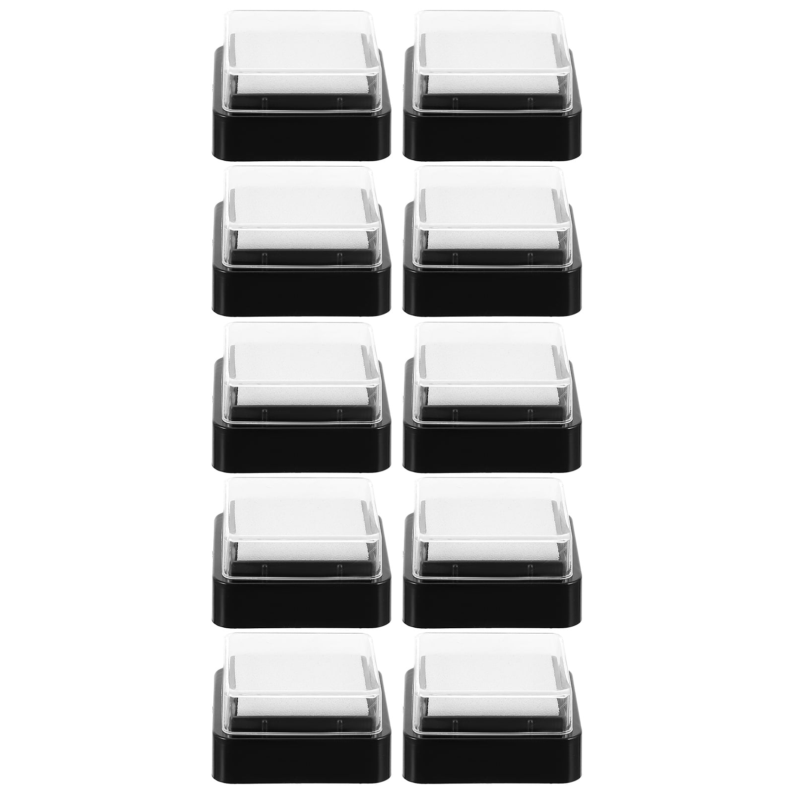 10pcs Blank Ink Pads Empty Ink Pad No Ink DIY Ink Stamp Pad for Ink Refill
