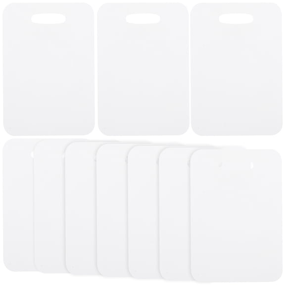 OUNONA Durable White Aluminum Luggage Markers Practical for Long Use 10Pcs