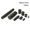 thumbnail image 1 of 10pcs Blanking Protective Lid Soft Cover Rubber Cap Stopper Plug Nut Seal Sleeve Thread Protection 10PCS BLACK 5MM, 1 of 8