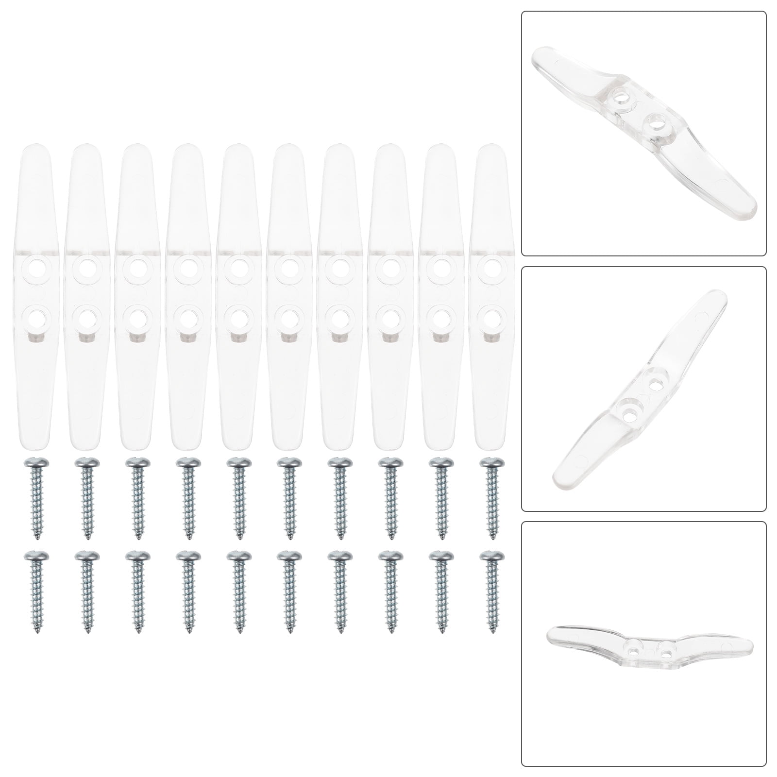 10pcs Blind Cord Safety Cleat Transparent Blind Rope Cleat Window Cord