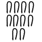 10pcs Boot Straps Militaries Leg Straps Elastic Boot Bands with Metal Hook for Outdoor Activity