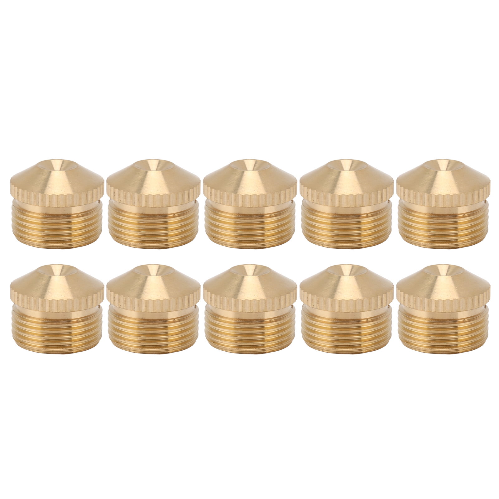 10pcs Brass Misting Nozzles Fog Sprinkler Head for Factory Site Coal