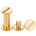 thumbnail image 1 of (10pcs) Brass Mother Son Flat Lock Rivets, M5x9mm, 1 of 5