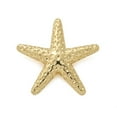thumbnail image 1 of 10pcs Brass Pendants Starfish Rack Plating Long-Lasting Plated Lead Free & Cadmium Free Real 18K golden Plated 27x28x6mm Hole: 5x2.7mm, 1 of 3