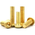 thumbnail image 1 of (10pcs) BrassHalf round head Socket Head Cap Screw Fastener, M3x16mm, 1 of 5