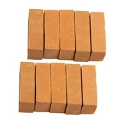 10pcs Brick Red Scale Brick Roof Tiles For Stone Building, Size 30