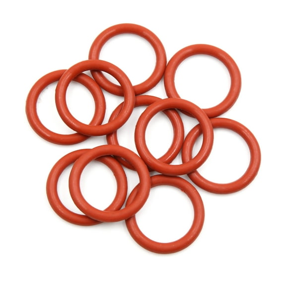 10pcs Brown Car Silicone Rubber O-Ring VMQ Seal Gasket Washer 30mm x 4mm