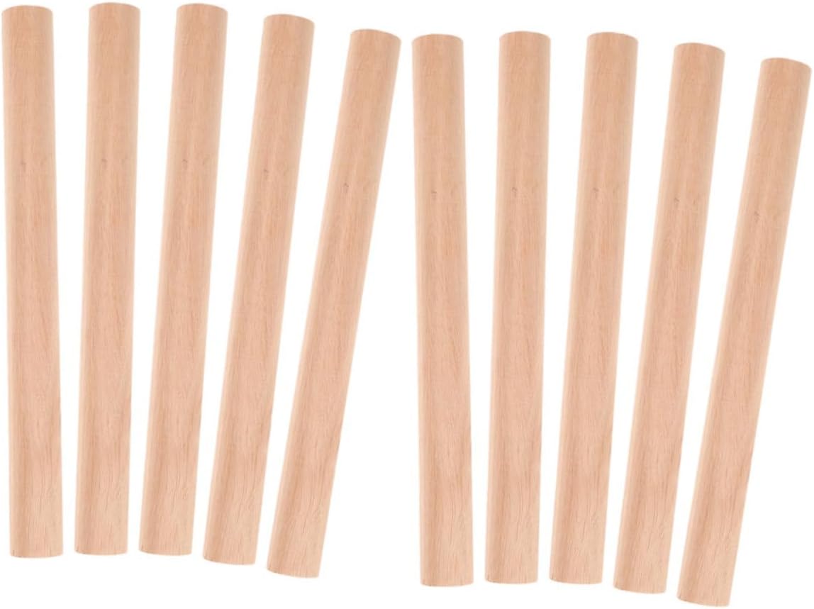 10pcs Bucket Lid Crowbar Decor Wood Dowels Craft Supplies Dowel Rod