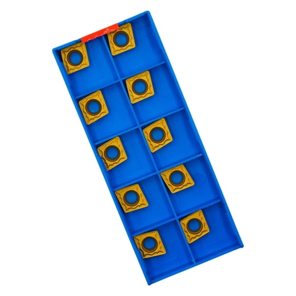 10pcs CCMT09T308 HMP Carbide Inserts for High Load CNC Operations Enhanced Cutting and Chip Management Features