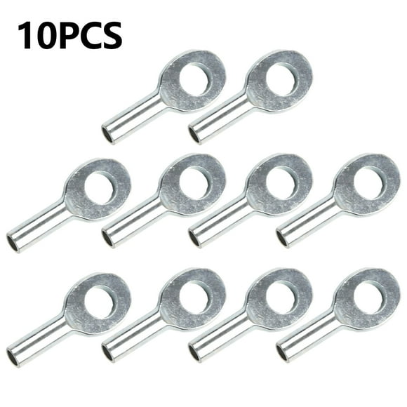 10pcs Cable Eyelet Terminal Gym Pulley Machines Cables Eyelet Terminal Wires Rope Port Joint Stopper 100g Fitness Accessories