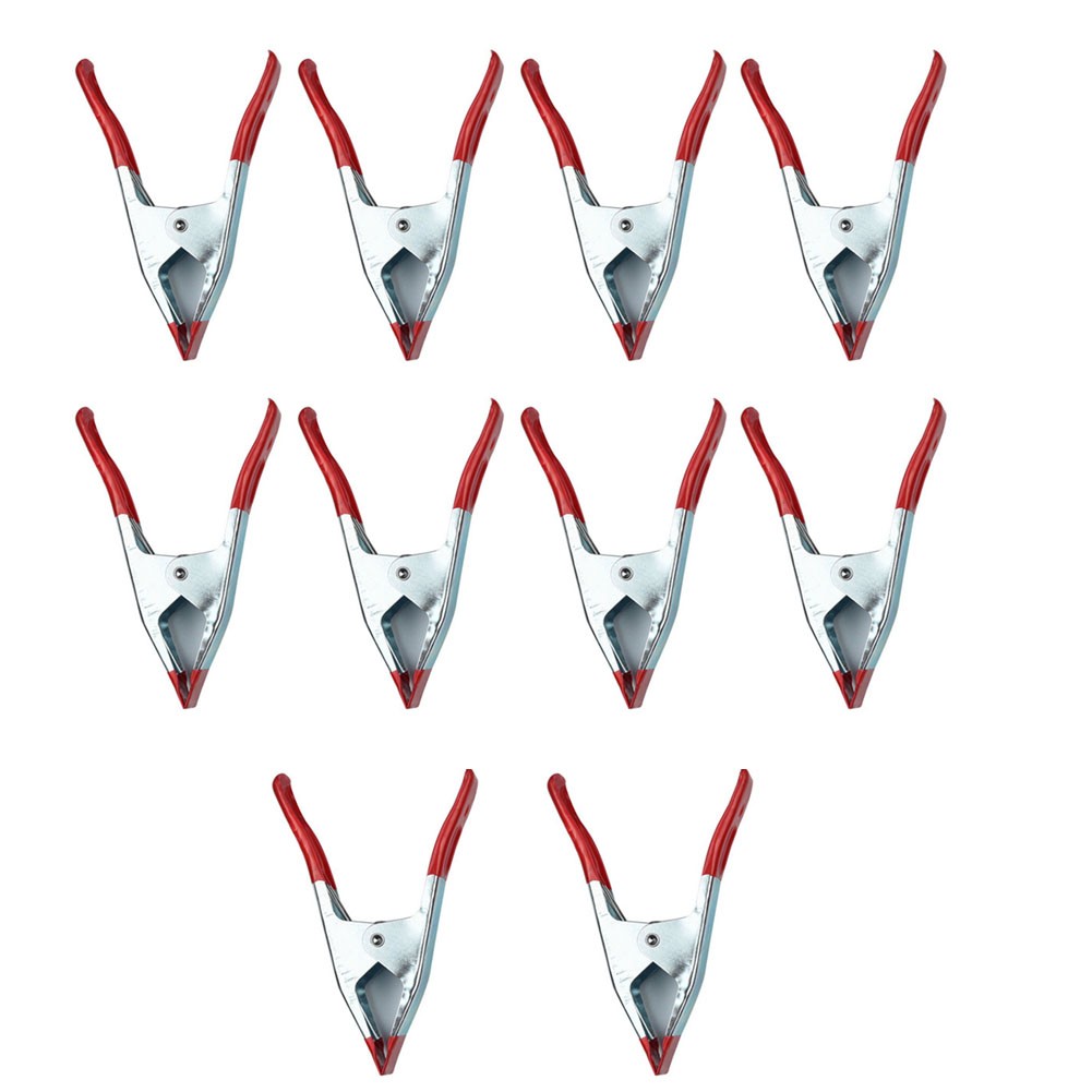 10pcs Camping Metal CanopyTent Clips Spring Cip Shade Net Clip Alligator Clip