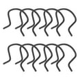 thumbnail image 1 of 10pcs Car Window Handle Retaining Clips Metal Clip Crank Retainer Fixing Clips, 1 of 6