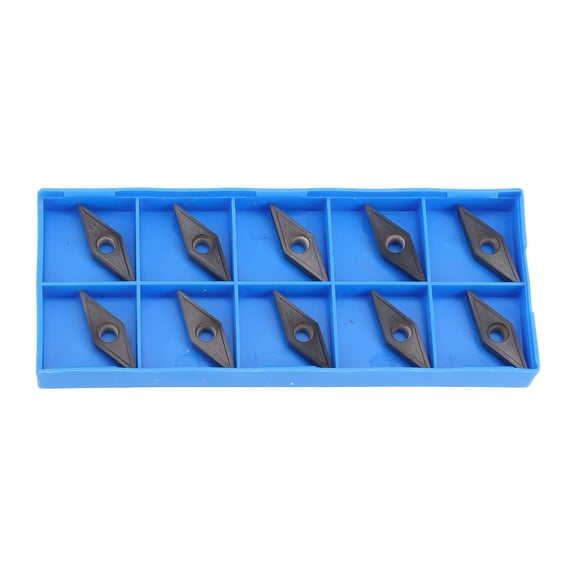 10pcs Carbide Inserts VCMT160404-SM for CNC Machining Steel Processing