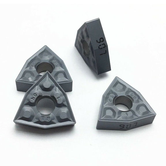 10pcs Carbide Inserts WNMG431-TF IC907 for Machining and Cutting