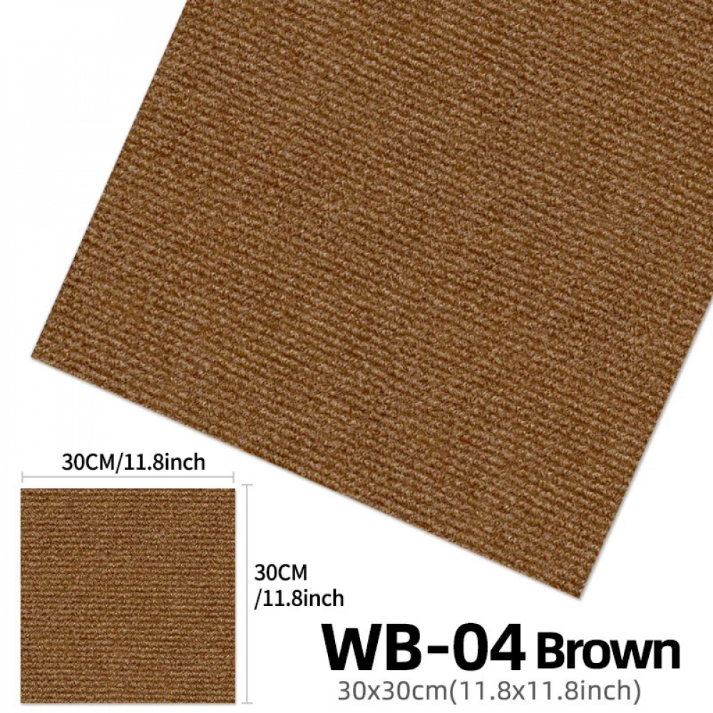 10pcs Carpet Floor Tiles Sticker Adhesive Stickers Carpet Peel And ...