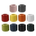 10pcs Ceramic Candle Holder Chime Candle Stand Small Ceramic Candle Cup