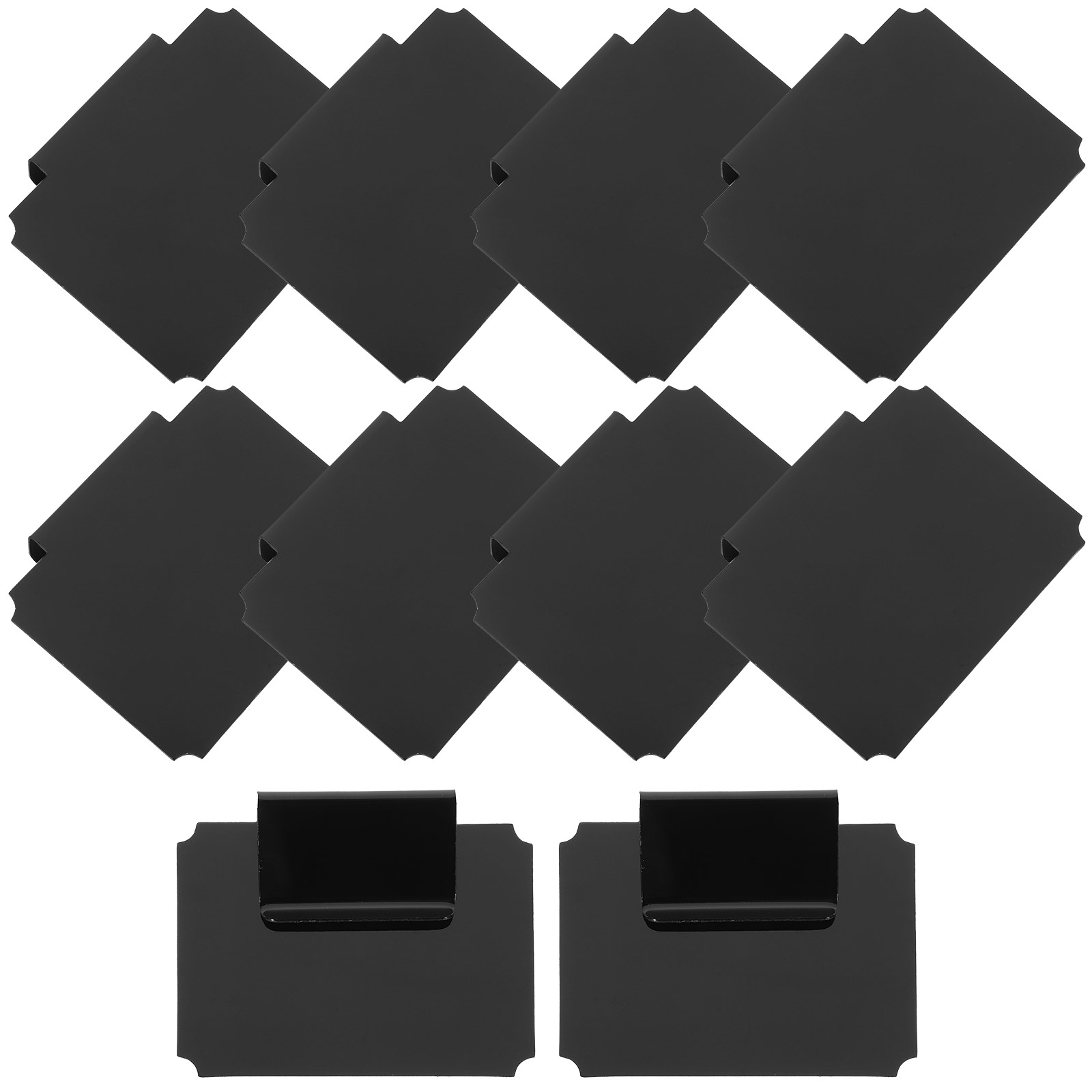 10pcs Chalkboards Label Clips Basket Clip On Price Label Clip Erasable