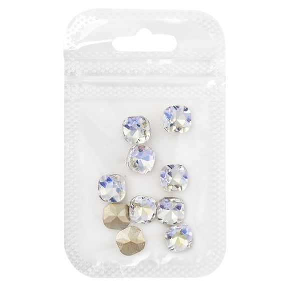10pcs Charms Pointed Bottom Rhinestones for Decoration Nails Art Projects Embellishments Crafts
