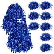 10pcs Cheering Squad Pompom Handled Cheering Pom Decorative Cheering Pompom Prop for Sports Events