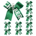 thumbnail image 1 of Pack Of 10 Cheer Bowknot Keychains Rhinestone Accents Keyrings Pendant For Teen Girls Cheerleading Sports Accessories, 1 of 10