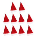 thumbnail image 1 of 10pcs Christmas Decorations Mini Christmas Hat Bottle Hat Christmas Small Hat Christmas Hat And Fork Set Christmas Decoration Accessories Tableware, 1 of 7