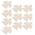 10pcs Christmas Wooden Hanging Decor Embellishments for Christmas Tree