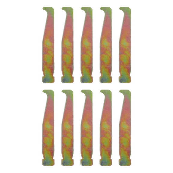 10pcs Cleaning Tool Guide Bar Groove Rail Cleaner Chainsaw Chain Saw Replacement Part Metal 3.9*0.6" Accessories Garden Tools
