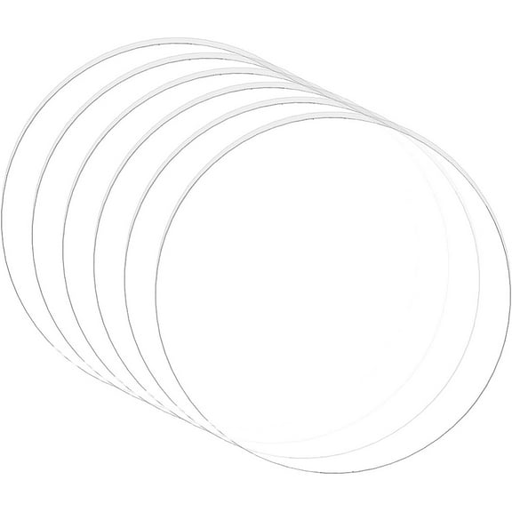 10pcs Clear Acrylic Circle Disc 3mm Thick 100mm Inner Dia Cast sheet for Craft Projects Signs DIY Projects