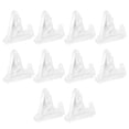 thumbnail image 1 of 10pcs Clear Acrylic Stands Badge Display Rack Easel Holder Clear Easel Stands, 1 of 6