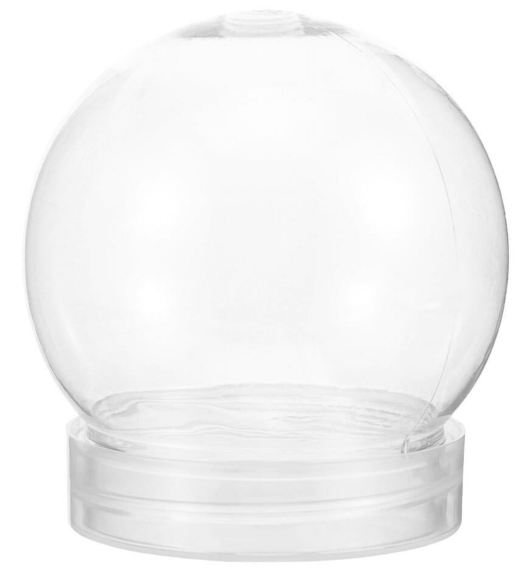 10pcs Clear Plastic Ball Bottle Multifunctional DIY Ball Decoration Candy Storage Holder Ball