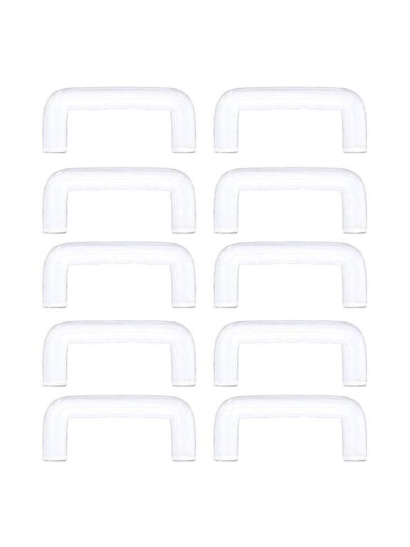 10pcs Clear Septum Rings Retainers U-Shaped Piercing Hider Flexible Acrylic Nose rings Retainer Body Jewelry