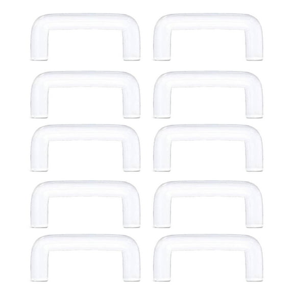 10pcs Clear Septum Rings Retainers U-Shaped Piercing Hider Flexible Acrylic Nose rings Retainer Body Jewelry