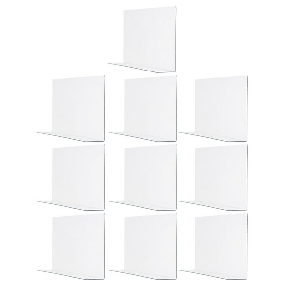 Eease Clear Acrylic Shelf Dividers for Closet Organization