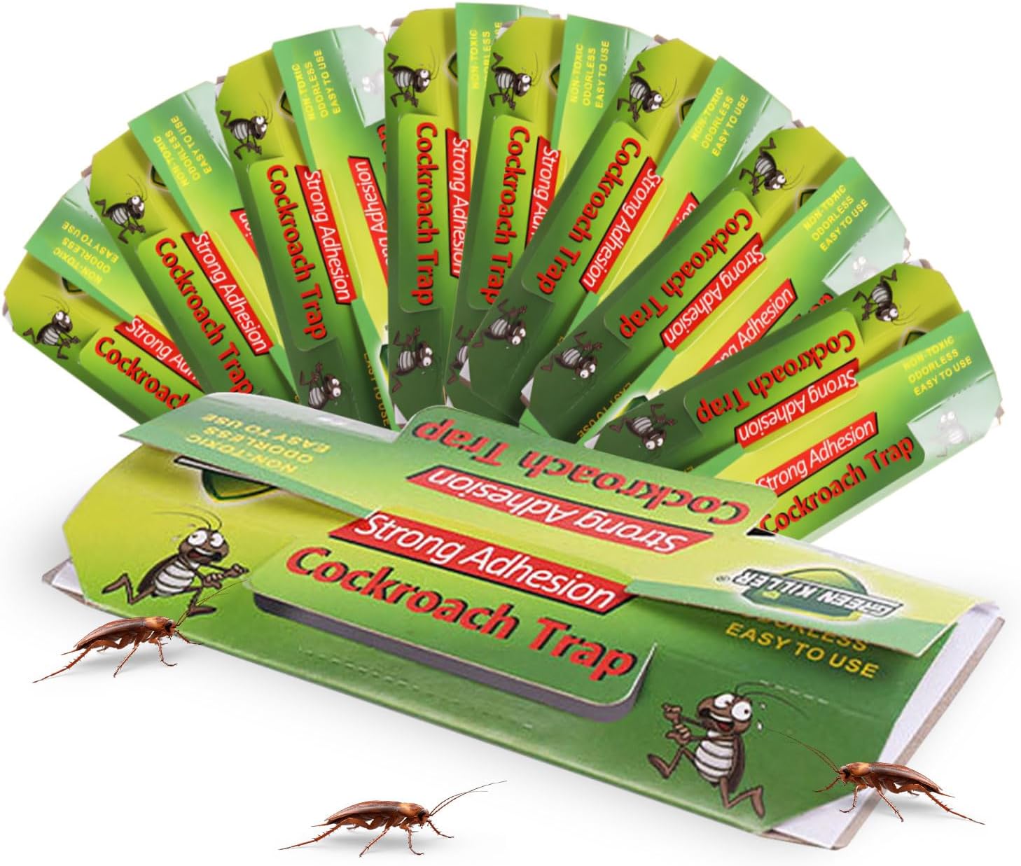 10pcs Cockroach Traps Sticky Glue Trap Crawling Insect Pest Control-pro ...