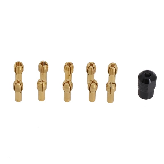 10pcs Collets+1x Nut Kit Quick Change Tool Part for Power Rotary Accessories