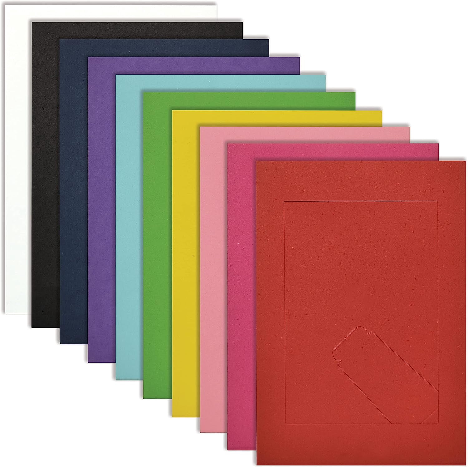 Colorfull Paper Frame 10pcs Colorful Paper Photo Frame Decorative Picture Frame DIY Oil ...